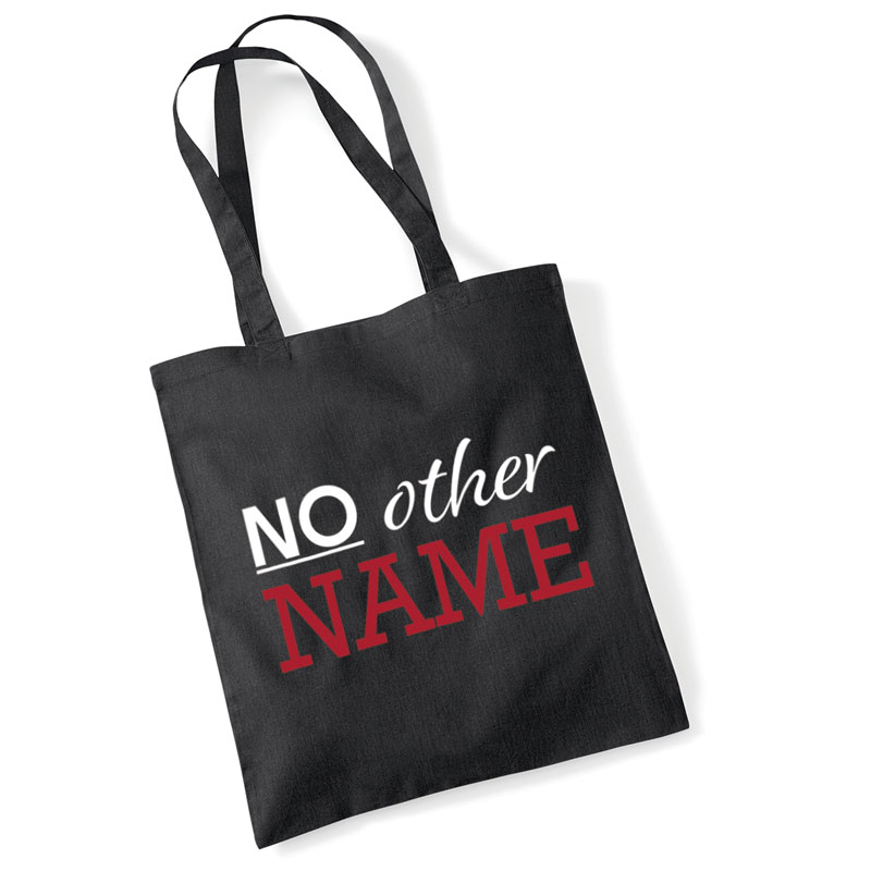 No other name | Bag for Life | Black | White/Red print