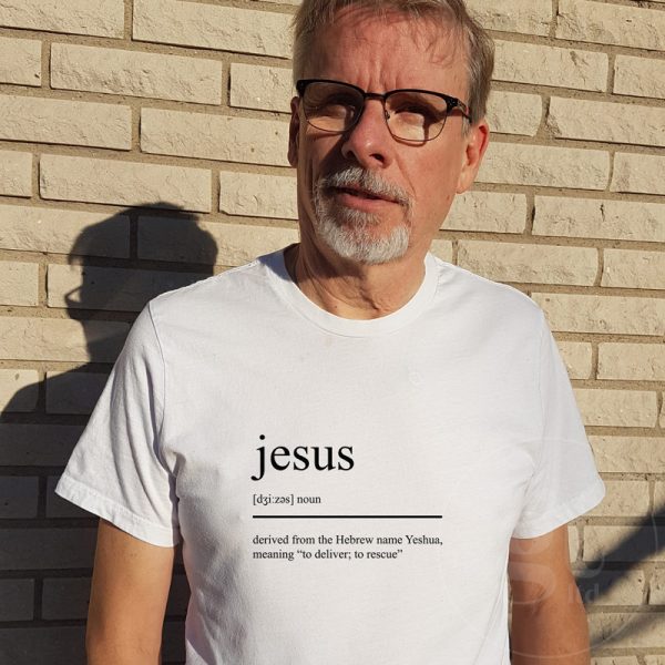 Jesus Noun | White | Black Print | Go Tell Ltd