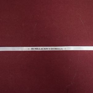 Pulsera Tela Humillación y Estrella Málaga