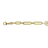 Ankerkette Armband mit Rauten 585 Gold – Bild 2