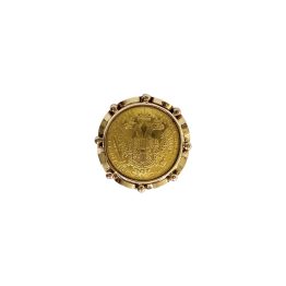 Münzring 585er Gold mit 1 Dukatenmünze