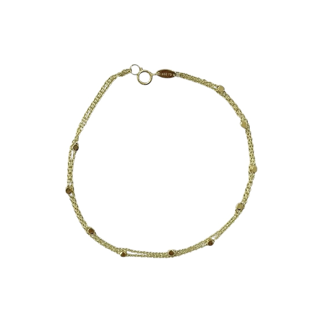 Zartes Doppelarmband 585 Gold_1