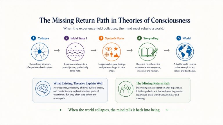 Storytelling as the Missing Return Path in Theories of Consciousness 2 missingpaths