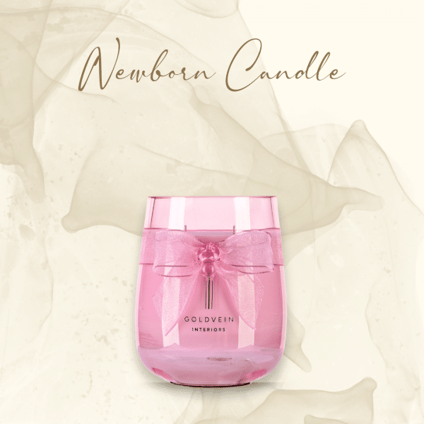 Newborn Candle · Pink · Size Grand No.1