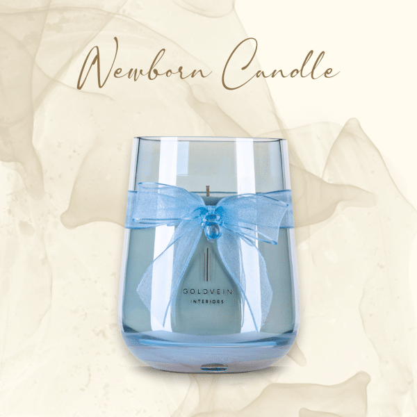 Newborn Candle · Blue · Size Grand No.2