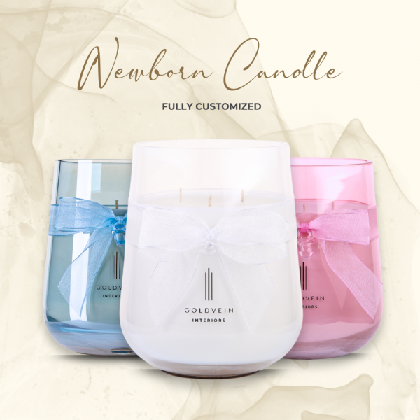 Newborn Candle · Fully Customized