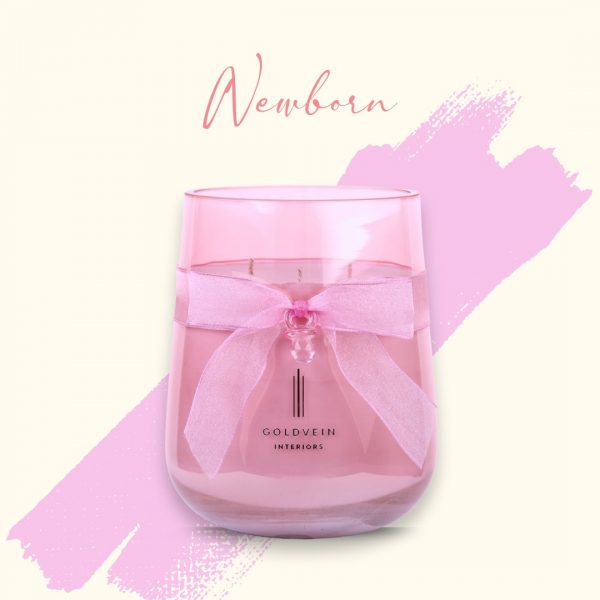 Newborn Candle · Pink · Size Grand No.2