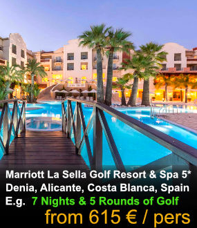 Marriott denialism la sella hotel Golf Stay & Play Hollidays