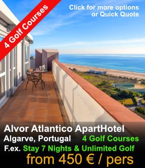 Alvor atlanitco short stay golf holiday package