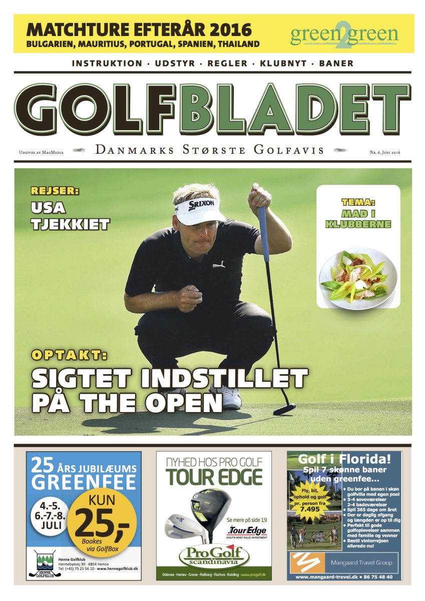 Golfbladet -  Juni 2016