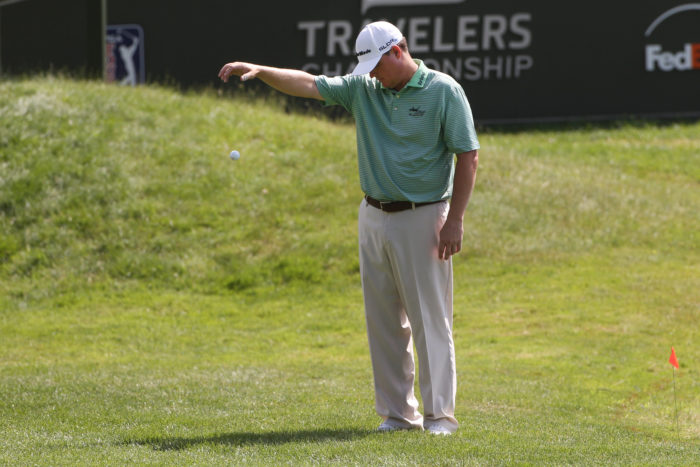 Golf. PGA Tour. 2014 Travelers Championship. Cromwell, Connecticut. USA, Corbis via Getty Images