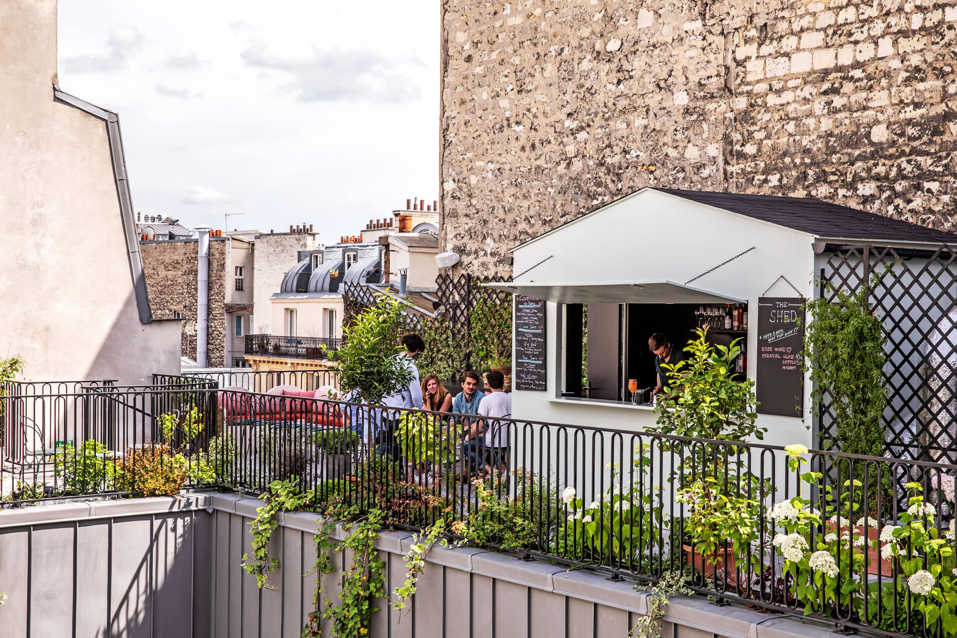 The Shed Cocktail Bar in Paris