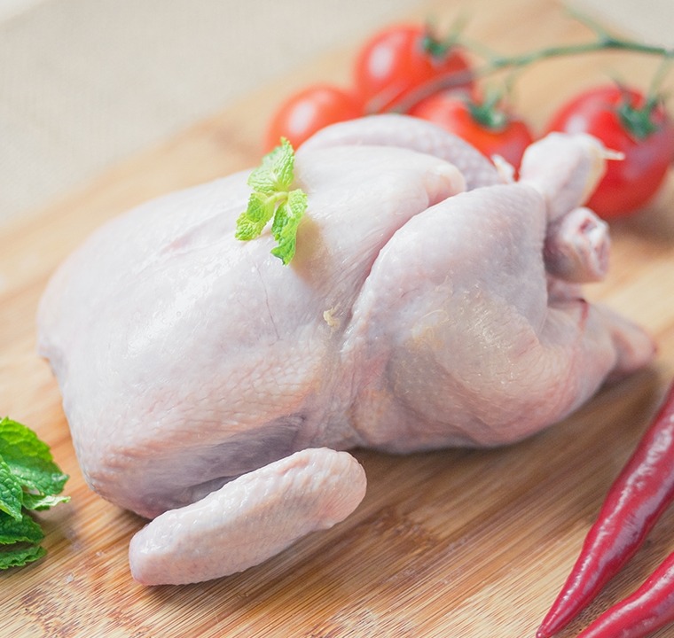 Farmer's fresh whole chicken