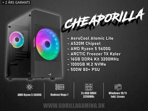 Cheaporilla Gamer PC 2023 V2