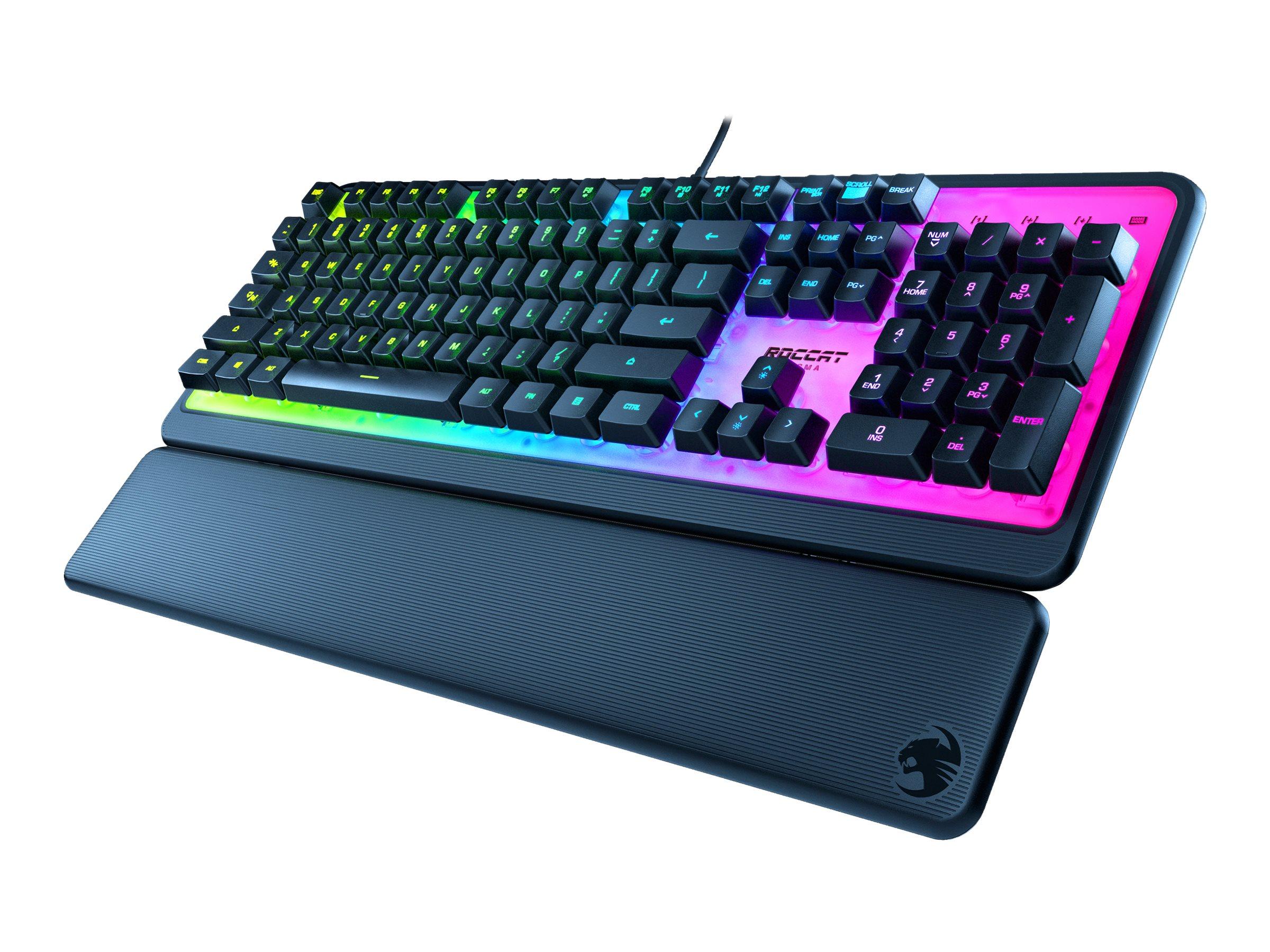 ROCCAT Magma Tastatur Membran RGB/16,8 millioner farver Kabling Nordisk - Gorilla Gaming