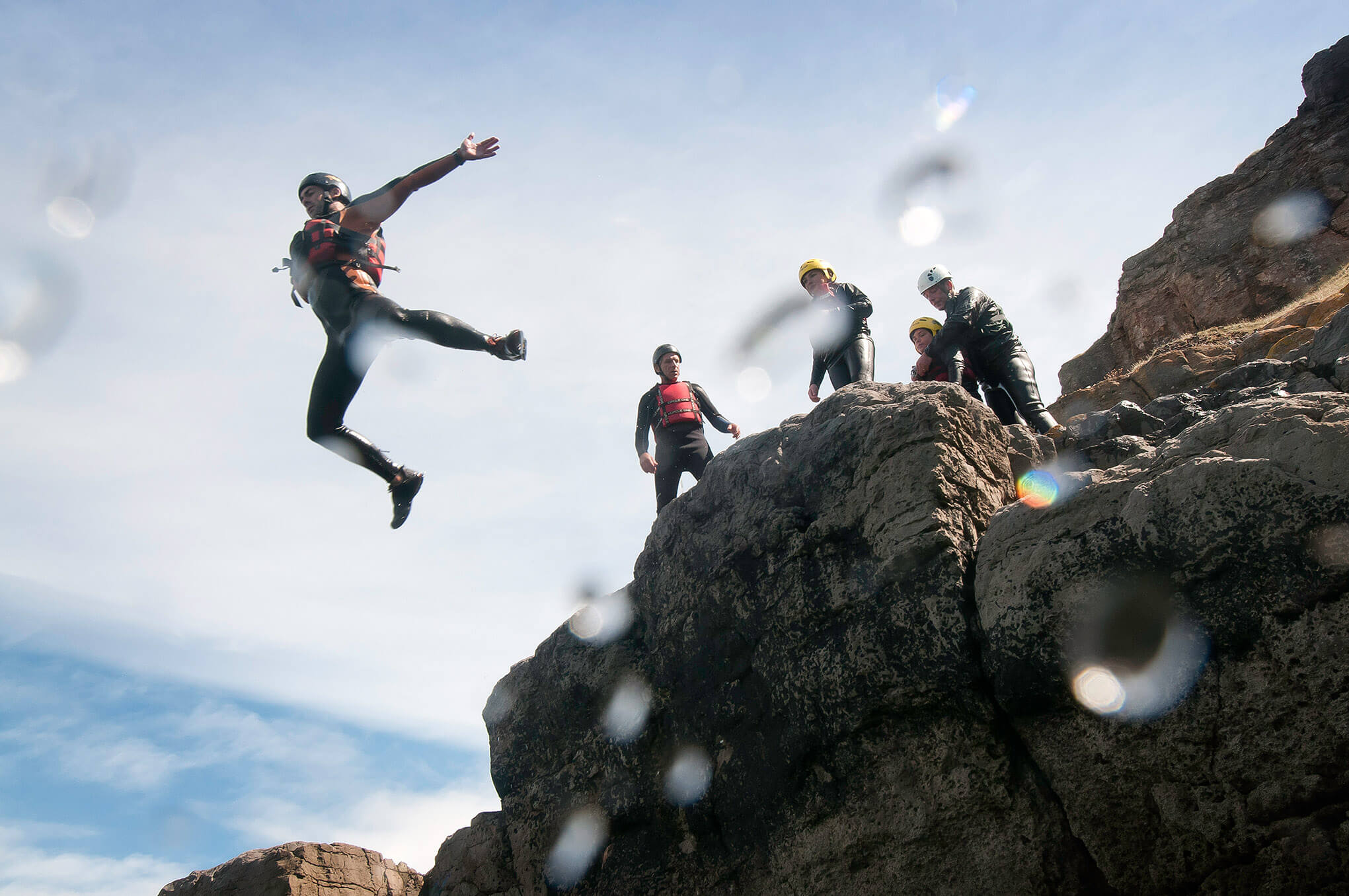 Coasteering near Rhossili