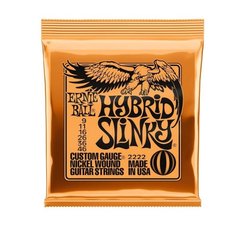 Ernie Ball – 2222 Hybrid Slinky .009 – .046