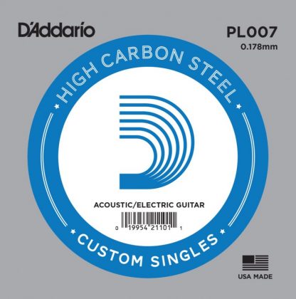 D'Addario - PL020, Single plain steel string