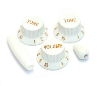 AllParts - PK 0178-025, White Knob Set