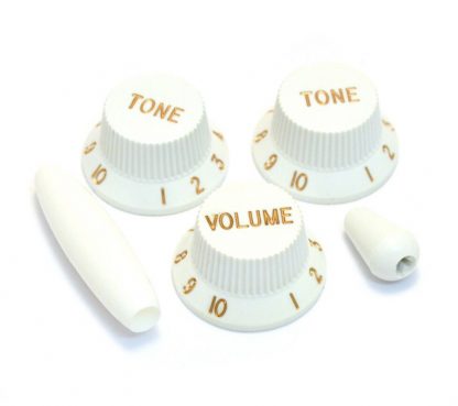 AllParts - PK 0178-025, White Knob Set