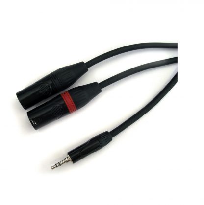 Pulse Signal Cable 3.5mm Stereo – 2x XLR-M 3m