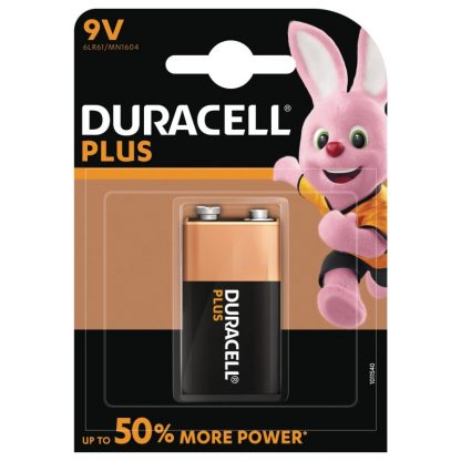 Duracell Plus Power 9V Battery, 1pk