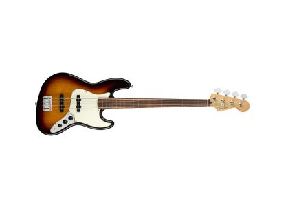 FENDER PLAYER JAZZ BASS® FRETLESS Pau Ferro Fingerboard, 3-Color Sunburst