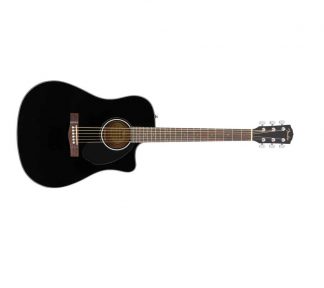 FENDER CD-60SCE Dreadnought, Walnut Fingerboard, Black