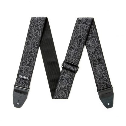 Dunlop D67-14 JACQUARD BLACK THISTLE STRAP