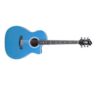 Hagstrøm Siljan II Grand Auditorium-CE Sapphire Blue Sparkle Special Edition