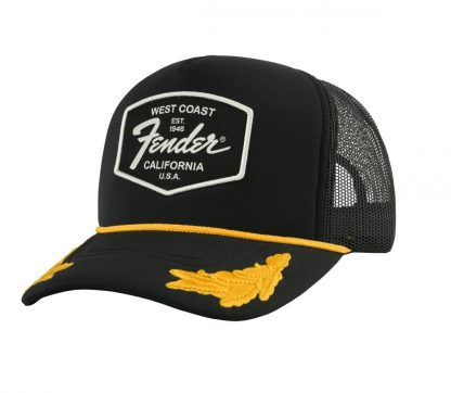 Fender® Scrambled Eggs Hat, Black