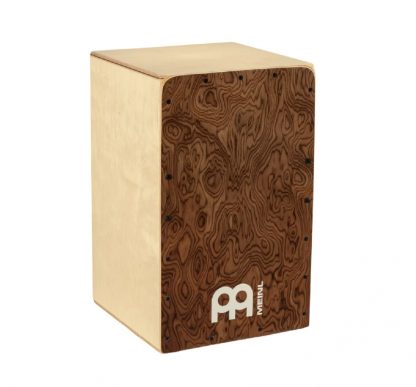 Meinl Percussion SC100BW Snarecraft Cajon 100, Burl Wood