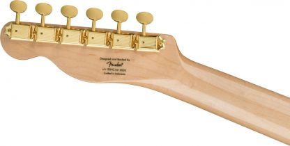 Squier 40th Anniversary Telecaster®, Gold Edition, Laurel Fingerboard, Gold Anodized Pickguard, Black. - Bilde 5