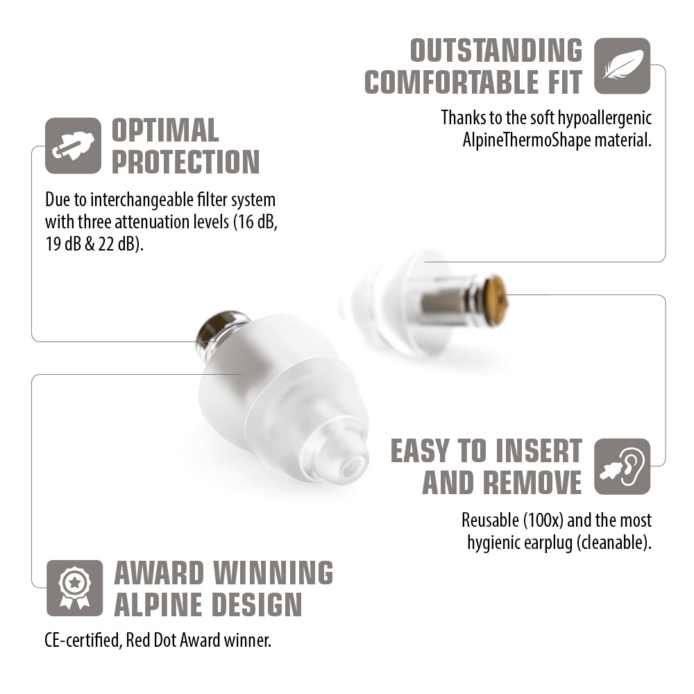 Alpine MusicSafe Pro earplugs black - Bilde 7