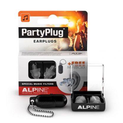 Alpine  PartyPlug earplugs transparent