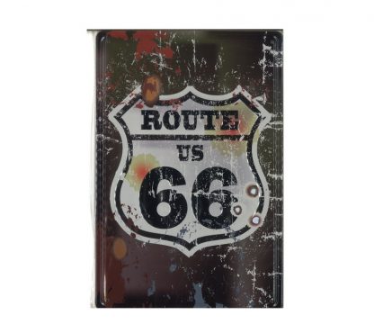 Mancave plates "Route 66"