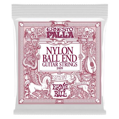Ernie Ball 2409 Black & Gold Nylon Ball End Strings