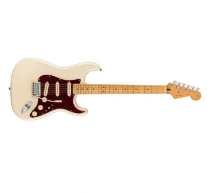 FENDER Player Plus Stratocaster®, Maple Fingerboard, Olympic Pearl Deluxe Gig Bag