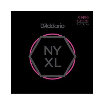 D'Addario Fretted NYXL0980 8-str. 009-080