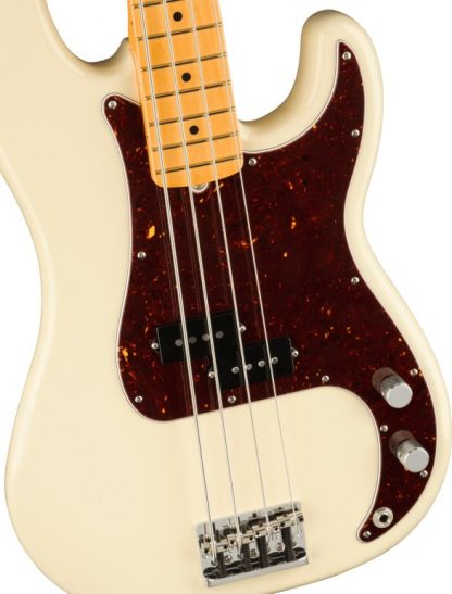 FENDER American Professional II Precision Bass®, Maple Fingerboard, Olympic White - Bilde 4