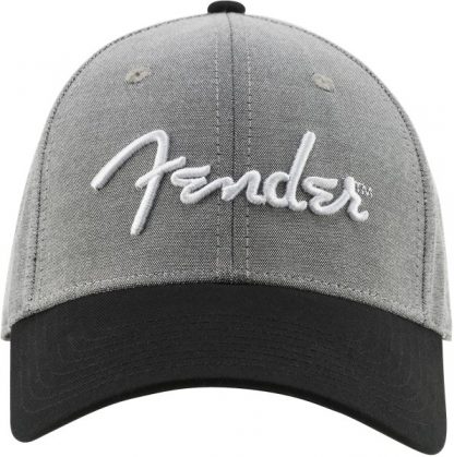 Fender® Hipster Dad Hat, Gray and Black, One Size Fits Most - Bilde 3