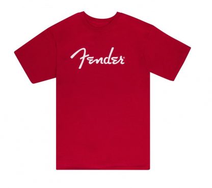 Fender® Spaghetti Logo T-Shirt, Dakota Red, S