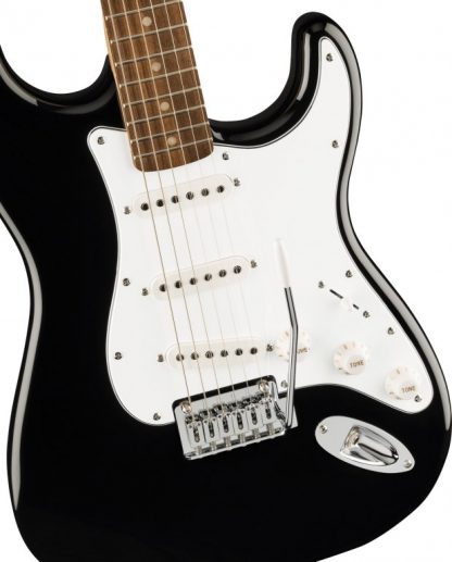 SQUIER Affinity Series™ Stratocaster® Mustang™ Micro Pack, Laurel Fingerboard, Black, Gig Bag - Bilde 4