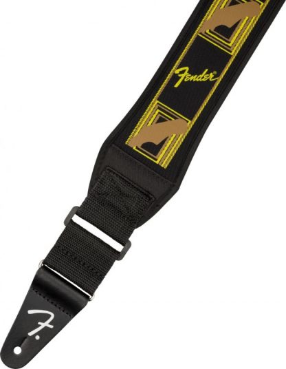 FENDER Swell™ Neoprene Strap, Blk/Ylw/Brn Mono, 2.5" - Bilde 6