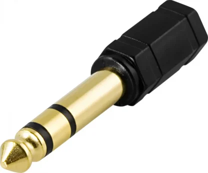 DELTACO adapter 6.3mm ma - 3.5mm stereo fe - Bilde 2