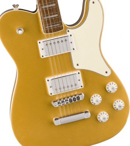 SQUIER Limited Edition Paranormal Troublemaker Telecaster® Deluxe, Laurel Fingerboard, Parchment Pickguard, Aztec Gold - Bilde 4