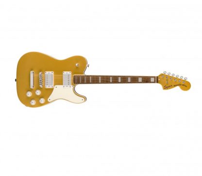 SQUIER Limited Edition Paranormal Troublemaker Telecaster® Deluxe, Laurel Fingerboard, Parchment Pickguard, Aztec Gold