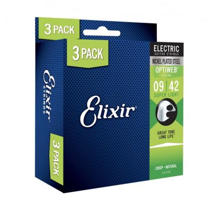 Elixir Optiweb 3 PACK 09-42 Super Light(16550)