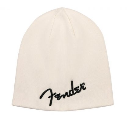 Fender® Logo Beanie, Arctic White, One Size