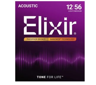 Acoustic 12-56 Phosphor Bronze with NANOWEB Coating 16077